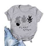 Women Plant Mama T-Shirt Graphic T-Shirt