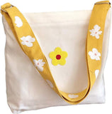 Sac fourre-tout à fleurs mignon pour femmes, sac à bandoulière