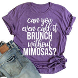Brunch pour femmes sans chemise Mimosas, t-shirt graphique drôle