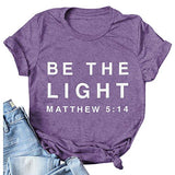 Women Be The Light Matthew 5:14 T-Shirt