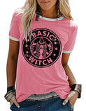 Women Basic Witch T-Shirt for Halloween