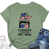Women Coordinator of The Entire Shit Show Shirt Funny Mom T-Shirt