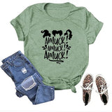 Sanderson Chemise d'Halloween pour femme Amuck Amuck Amuck T-shirt graphique