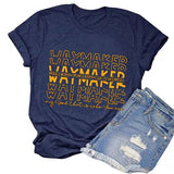 Waymaker T-Shirt Miracle Worker Promise Keeper Light in The Darkness My God Shirt pour femme