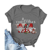 Damen Frohe Weihnachten Gnomes T-Shirt Weihnachtsshirt für die Familie