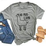 T-shirt No Prob Lama pour femmes