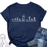 Hunde und Pflanzen Tees Frauen Pflanzen Liebhaber Shirt Hund Liebhaber T-Shirt