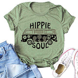 T-shirt Hippie Soul pour femme T-shirt graphique