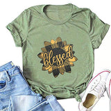 Women Blessed Sunflower T-Shirt