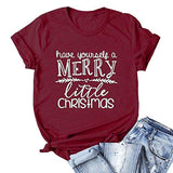 T-shirt mignon pour femmes, ayez-vous un joyeux petit Noël