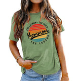 Vintage Mommom Tees Women The Woman The Myth The Legend Funny Mommom T-Shirt