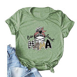 Femme One Loved Mama T-Shirt Buffalo Plaid &amp; Leopard Mama Shirt