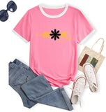 Women Daisy Mom T-Shirt