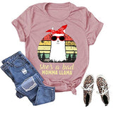 T-Shirt femme, elle est une mauvaise maman, lama, chemise lama mignonne