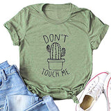T-Shirt Cactus pour femmes, ne me touche pas