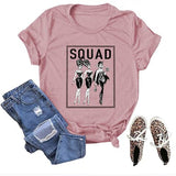 Hocus Pocus Squad T-Shirt for Women Halloween Shirt Squad Shirt