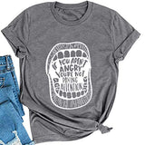 T-shirt Femme si vous n'êtes pas en colère, vous ne faites pas attention