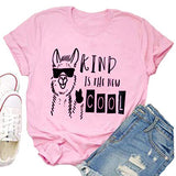 Women Kind is The New Cool T-Shirt Llama Shirt