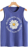 Débardeur fleuri Bloom with Grace pour femme