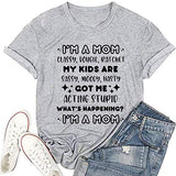 I'm A Mom Classy Bougie Ratchet My Kids are Sassy Moody Nasty T-Shirt Mom Shirt