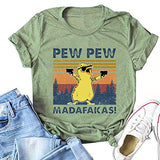Madafakas T-Shirt für Damen, lustiges Katzen-Shirt