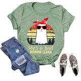 T-Shirt femme, elle est une mauvaise maman, lama, chemise lama mignonne