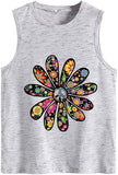 Damen Tank Top mit Blumen-Print
