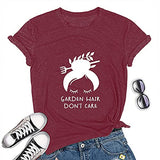 Women Garden Hair Don't Care T-Shirt Garden Shirt Plant Lover Shirt
