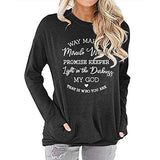 Long Sleeve Way Maker Blouse Miracle Worker Promise Keeper Light in The Darkness My God This is Who You are Blouse
