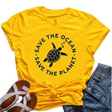 Süßes T-Shirt mit Schildkröten-Grafik für Damen