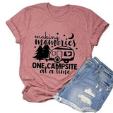 Making Memories One Campsite at A Time T-Shirt Camping Shirt