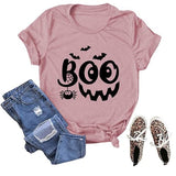 Femmes Boo T-Shirt Trick or Treat chemise drôle Halloween T-Shirt