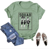 Hocus Pocus Squad T-Shirt for Women Halloween Shirt Squad Shirt
