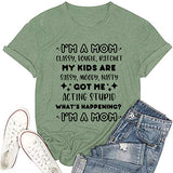 I'm A Mom Classy Bougie Ratchet My Kids are Sassy Moody Nasty T-Shirt Mom Shirt