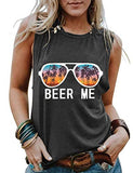 Damen Tank Top mit Aufschrift „Beer Me“ und „Beer Me“ im Vintage-Stil