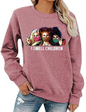 Women Long Sleeve I Smell Children Sweatshirt Hocus Pocus Shirt