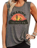 Femmes Chasing Sunsets Débardeur Sunset Chasers Chemise