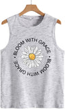 Débardeur fleuri Bloom with Grace pour femme