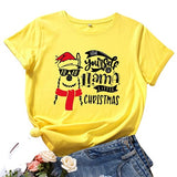 Women Have Yourself A Llama Little Christmas T-Shirt Cute Christmas Shirt