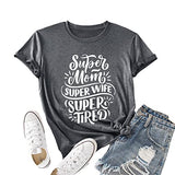 Women Super Mom Super Wife Super Tired Funny Mom T-Shirt