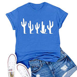 Women Cactus T-Shirt Cute Graphic Shirt