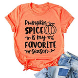 Women Pumpkin Spice is My Favorite Season T-Shirt Fall Shirt