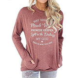 Long Sleeve Way Maker Blouse Miracle Worker Promise Keeper Light in The Darkness My God This is Who You are Blouse