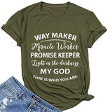 Wegbereiter, Wundertäter, Versprechenshalter, Licht in der Dunkelheit, mein Gott, das ist, wer du bist, T-Shirt