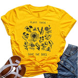 Women Plant These Save The Bees T-Shirt