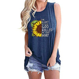 Women I'm Blunt Because GOD Rolled Me That Way Shirt Sunflower Shirt