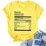 T-Shirt Afro pour femmes, fille noire, faits nutritionnels