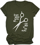 Damen T-Shirt mit V-Ausschnitt
