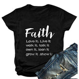 Women Faith Love It Live It Walk It Talk It T-Shirt