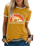 Women Bring On The Sunshine T-Shirt Women Graphic T-Shirt